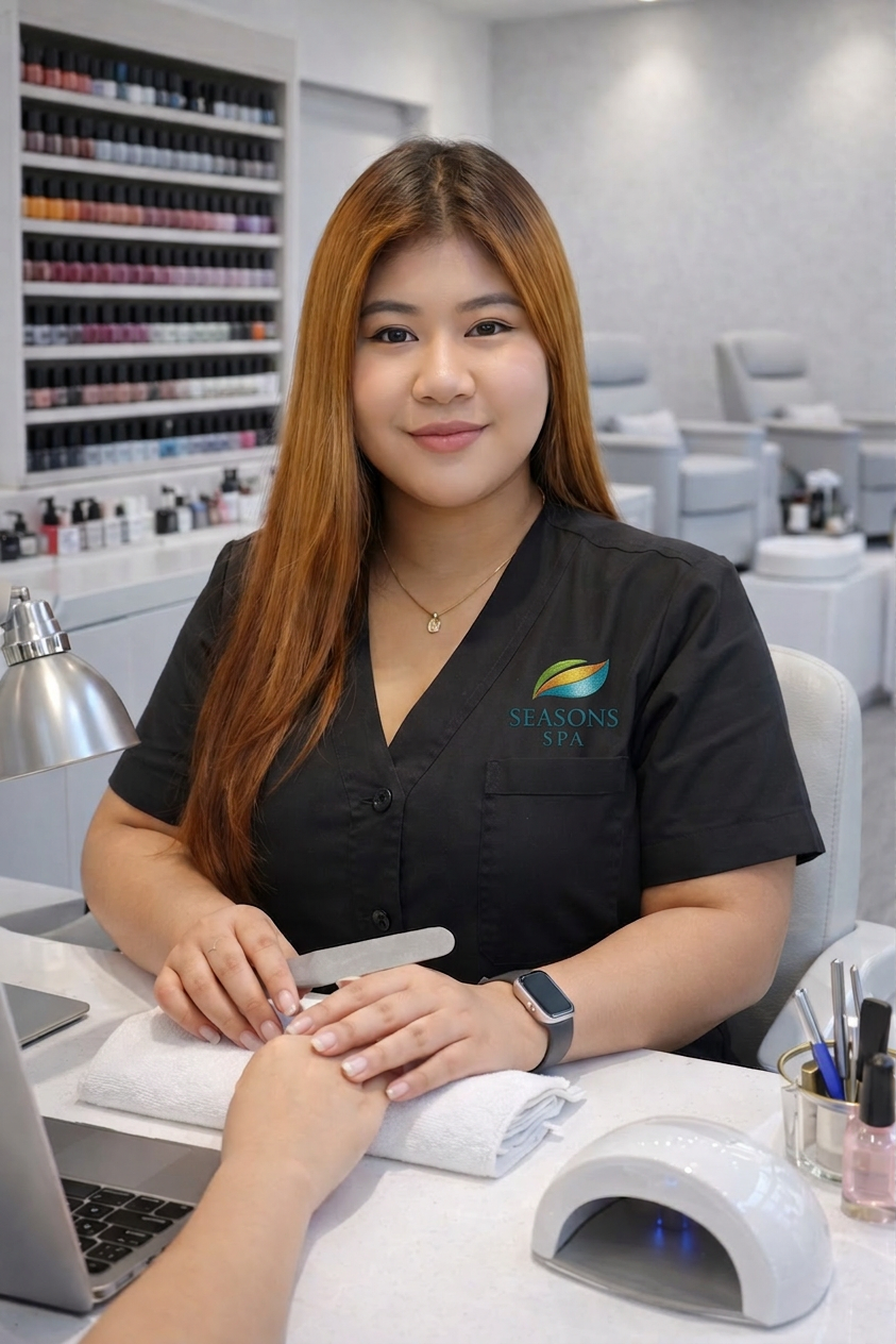Miss Season, Nail Technician at Seasons Spa Phuket